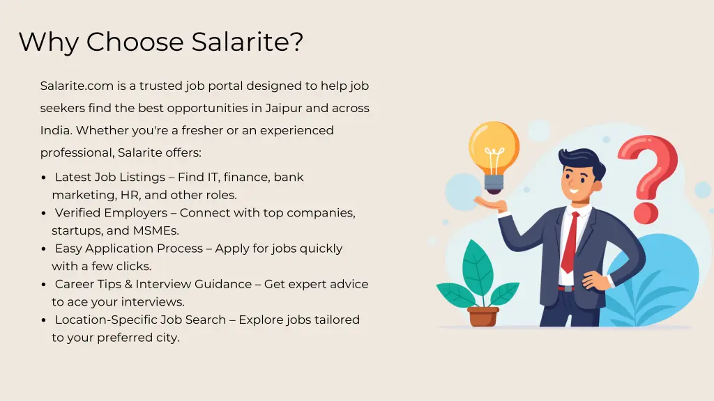 why choose salarite