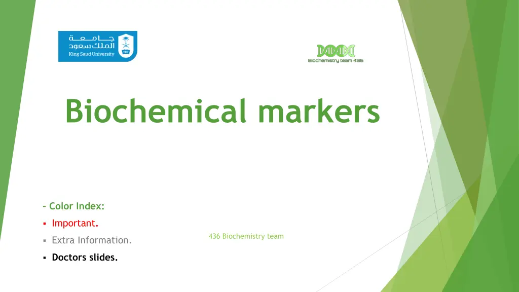 biochemical markers