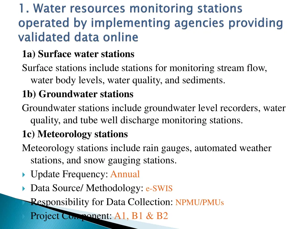 1a surface water stations surface stations
