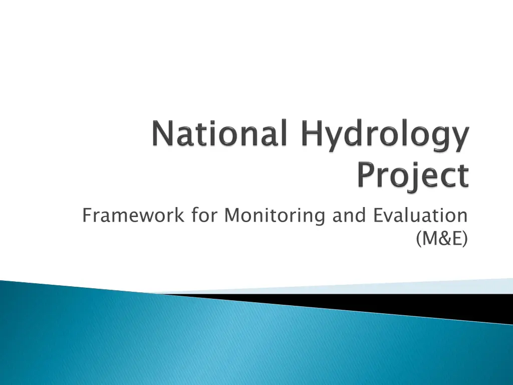 framework for monitoring and evaluation
