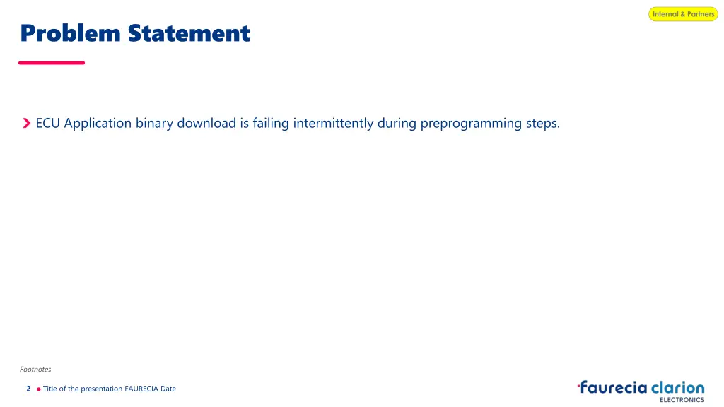 problem statement