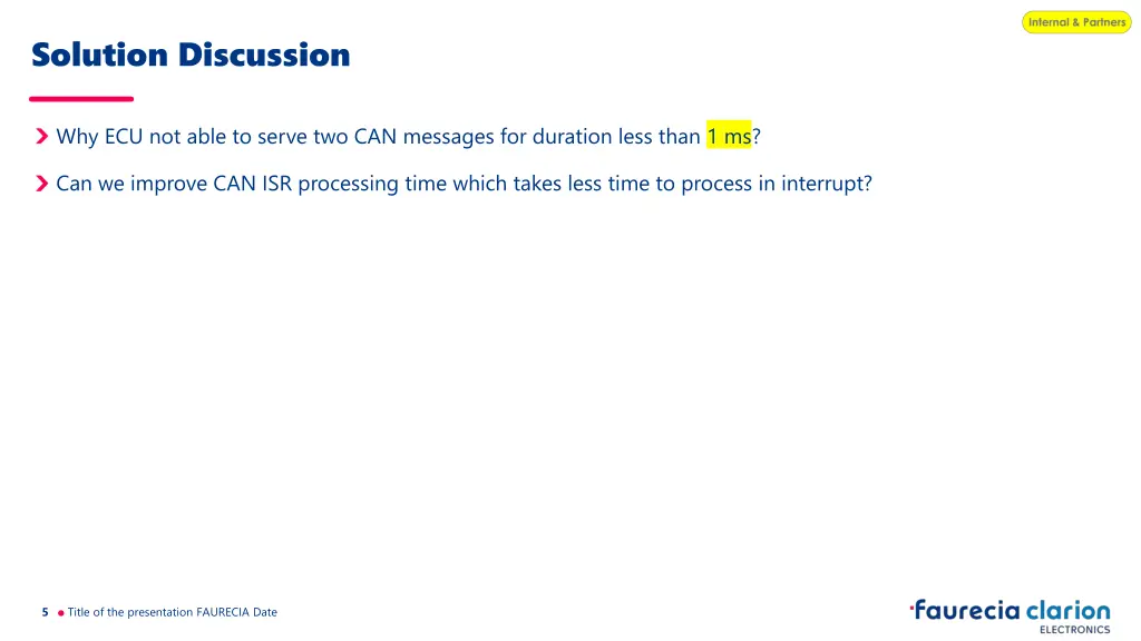 solution discussion