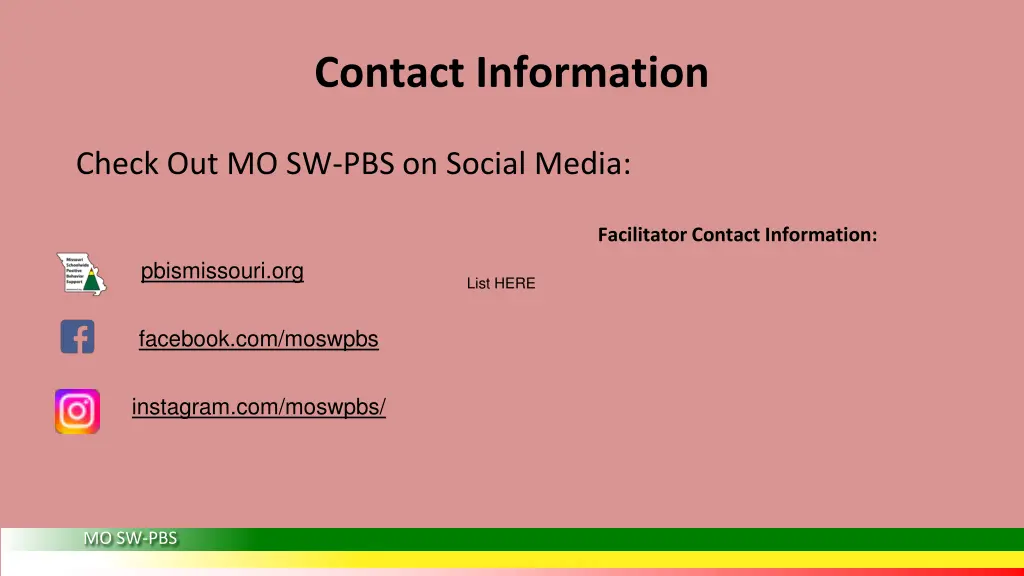 contact information