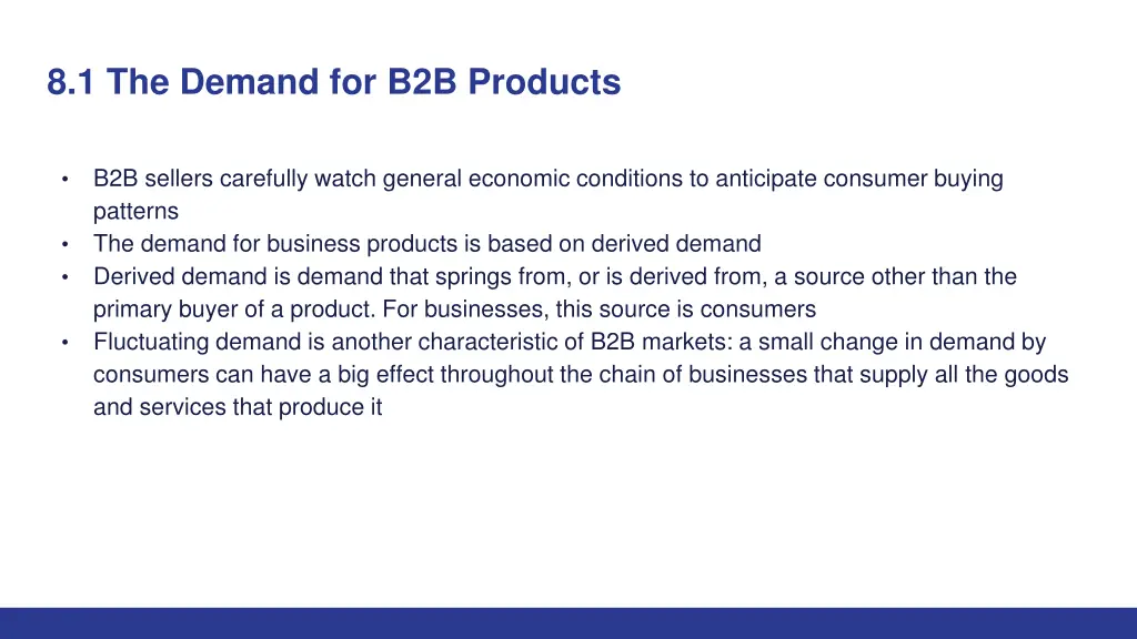 8 1 the demand for b2b products