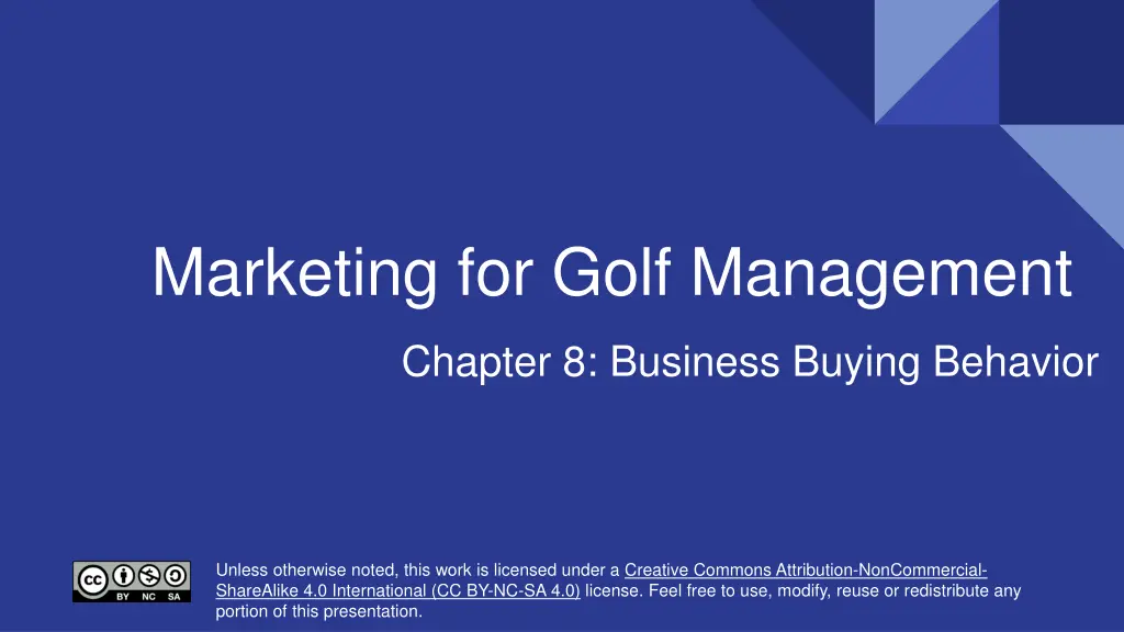 marketing for golf management