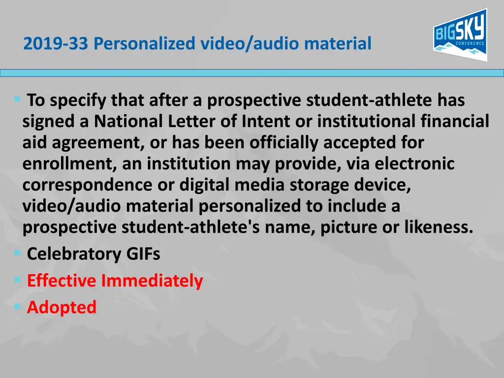 2019 33 personalized video audio material