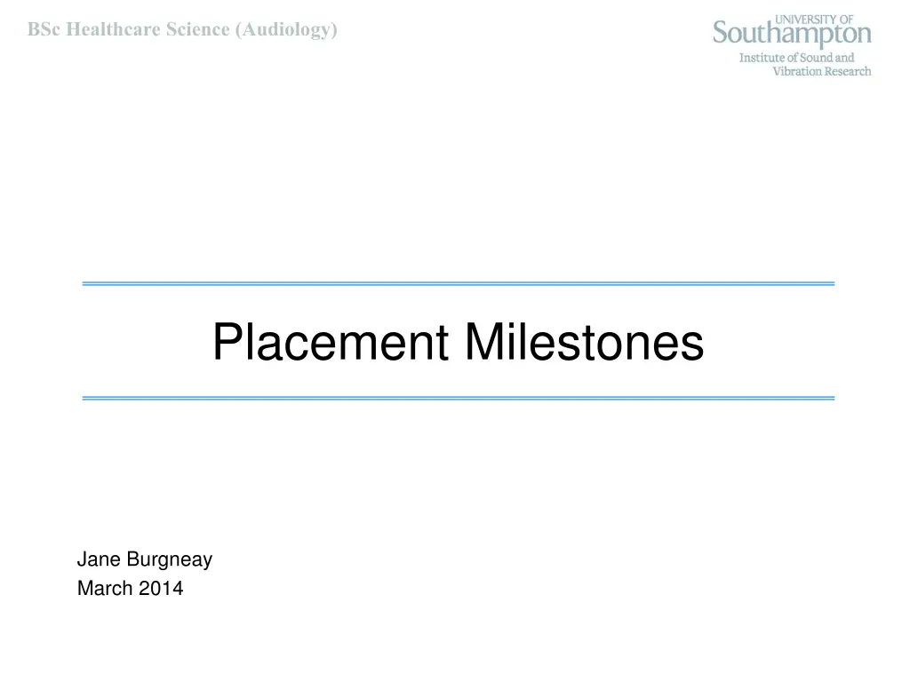 bsc healthcare science audiology