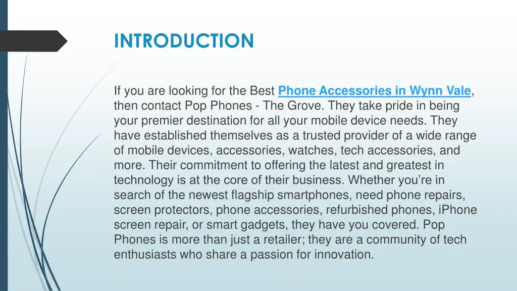 introduction