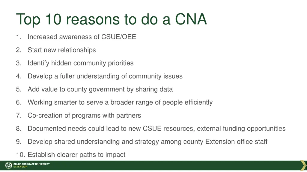 top 10 reasons to do a cna