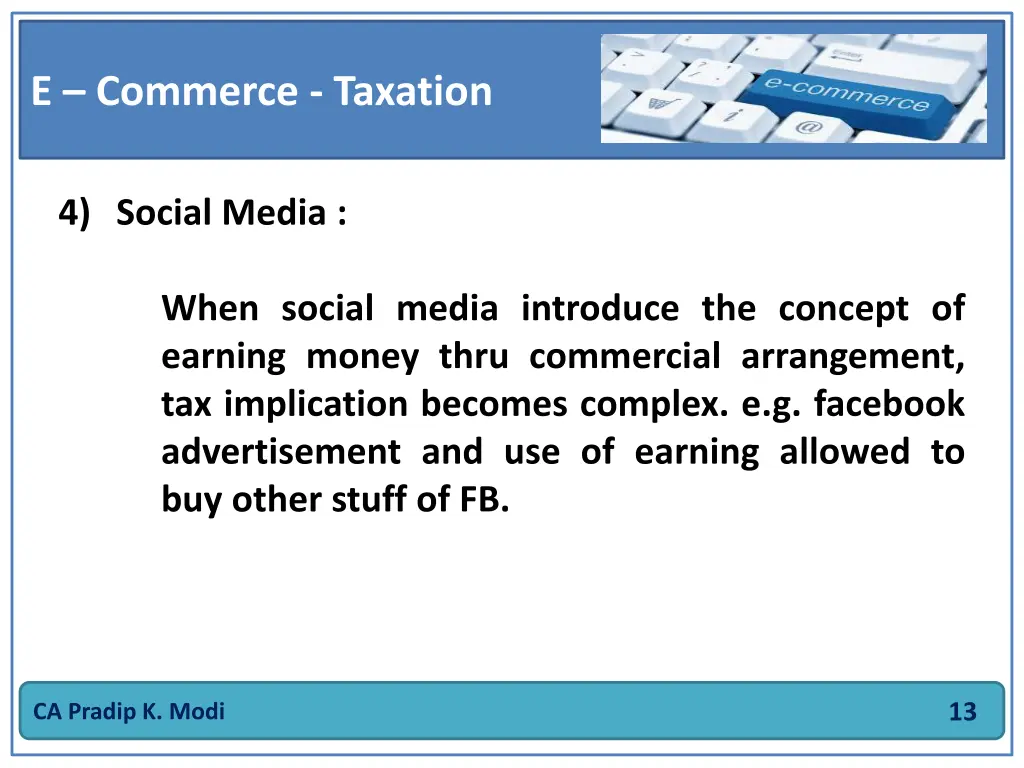 e commerce taxation 12