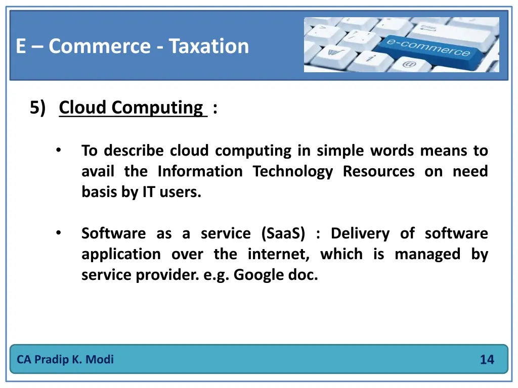 e commerce taxation 13