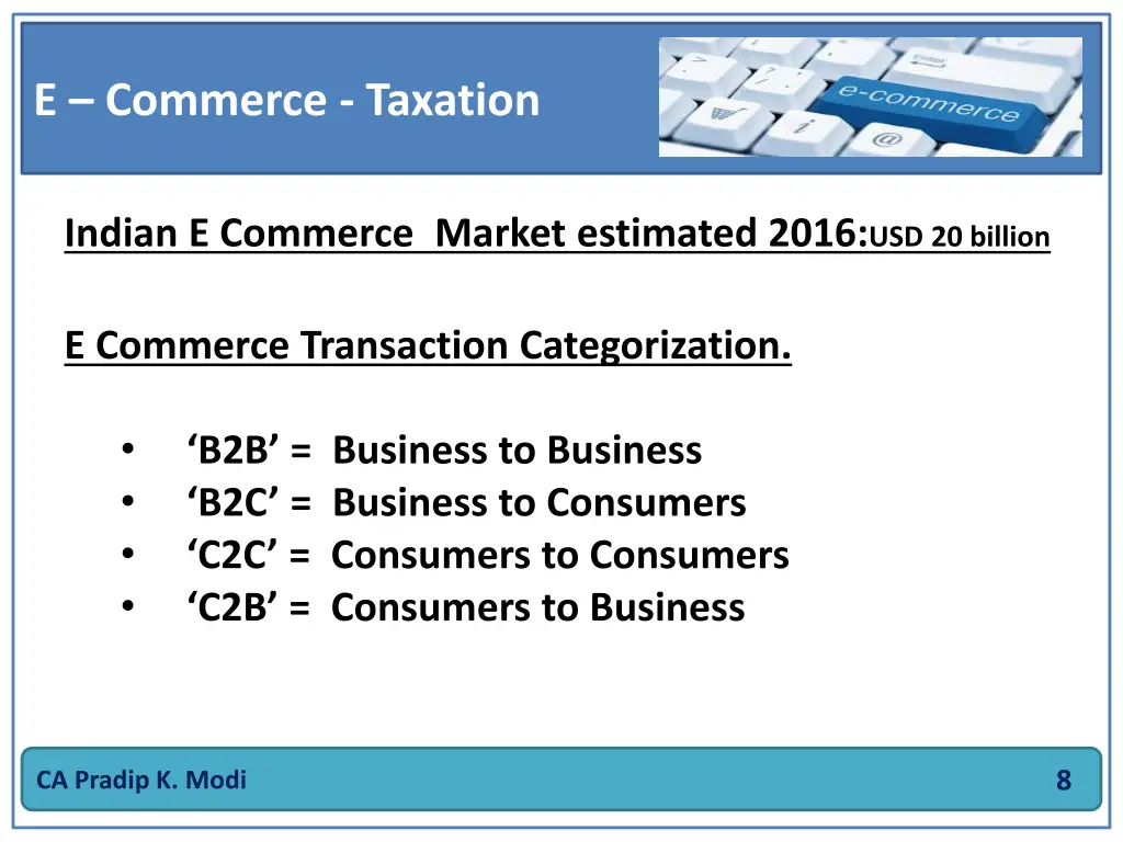 e commerce taxation 7