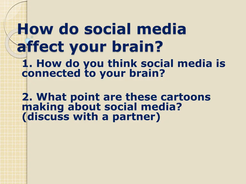how do social media affect your brain