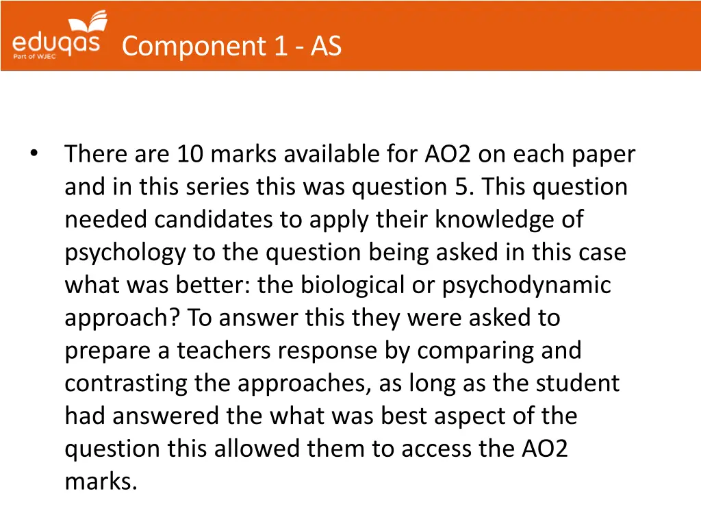 component 1 as 2