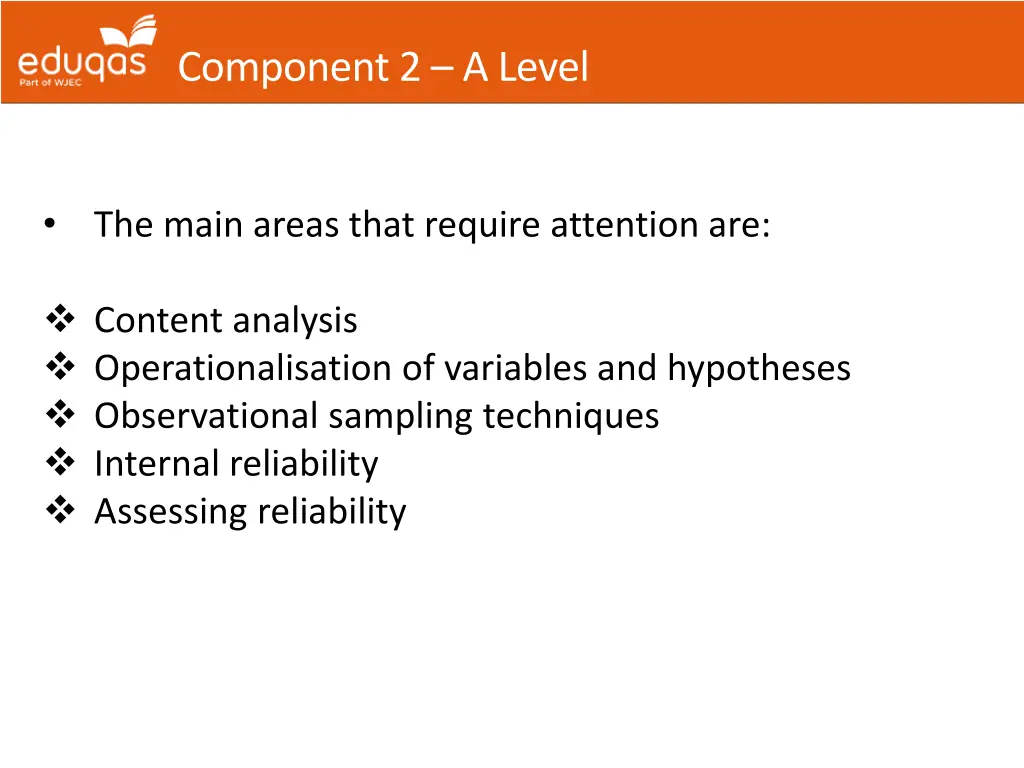 component 2 a level