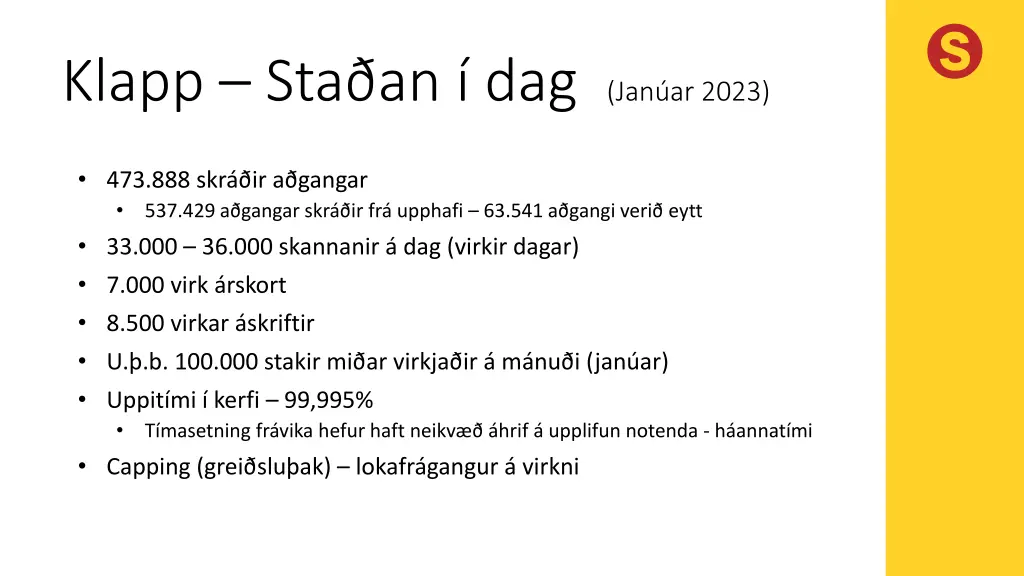 klapp sta an dag jan ar 2023