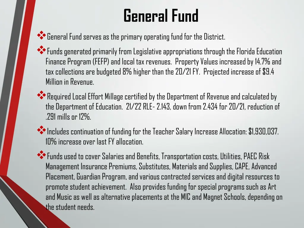 general fund