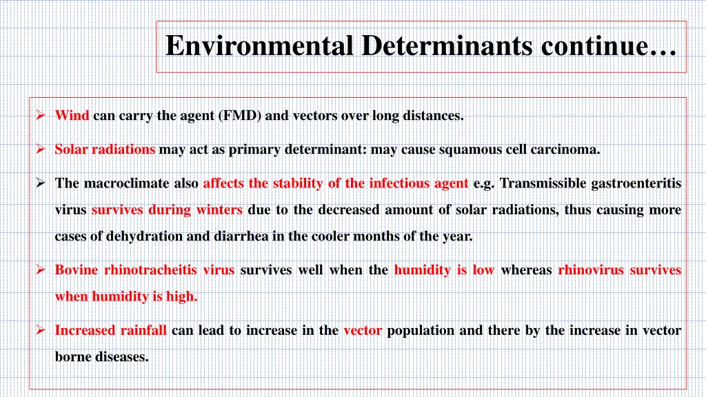 environmental determinants continue 1
