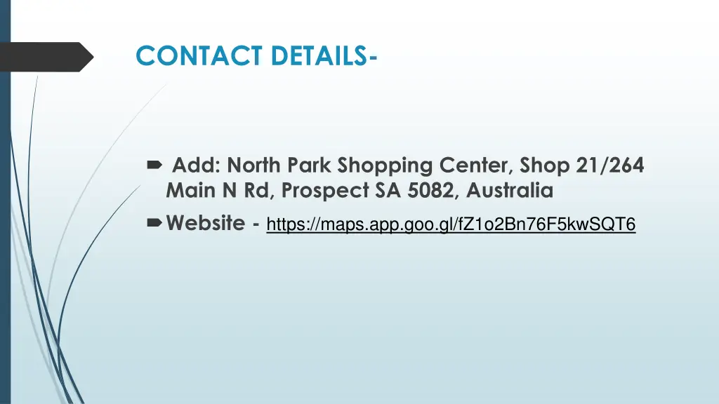 contact details