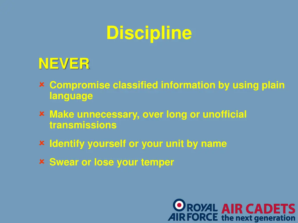 discipline 1