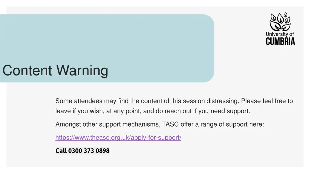 content warning