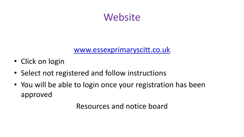 website
