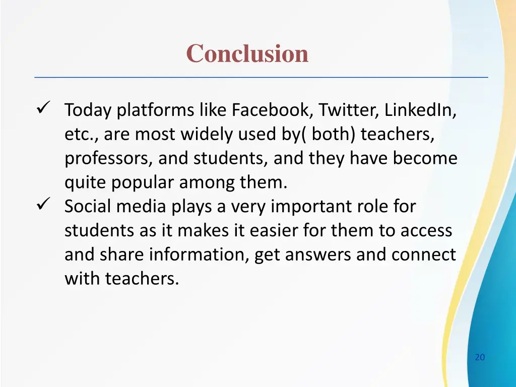 conclusion