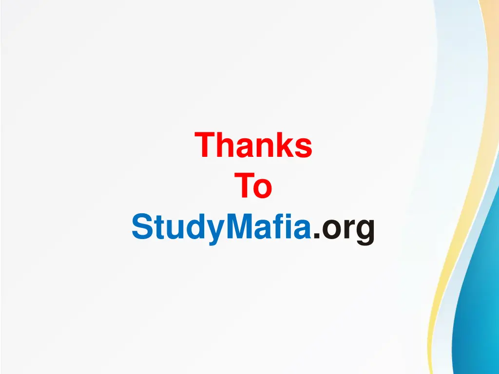 thanks to