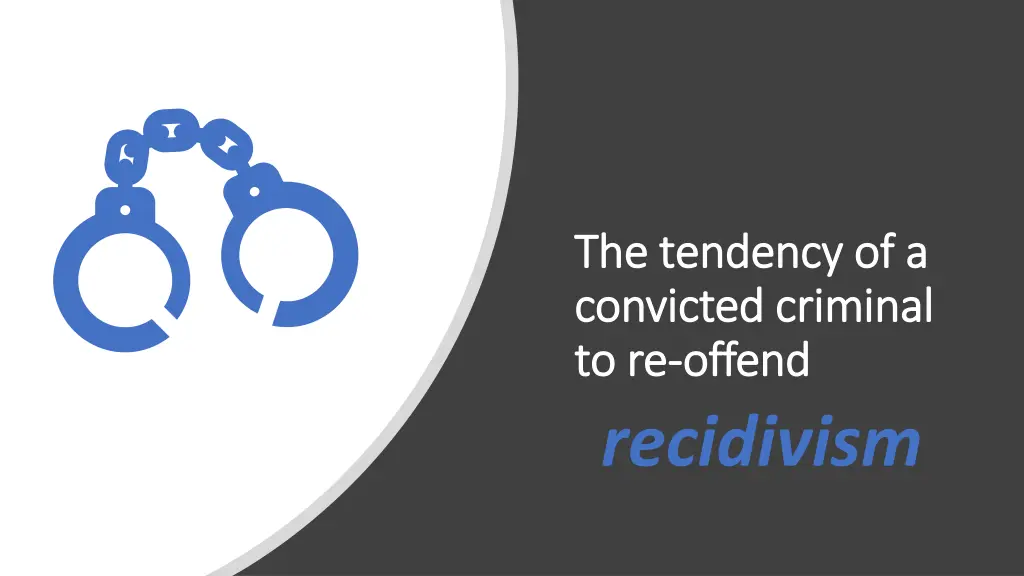 the tendency of a the tendency of a convicted