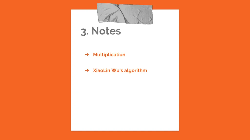 3 notes