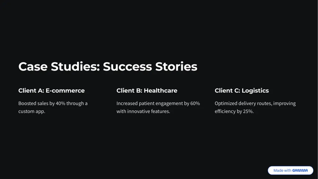 case studies success stories