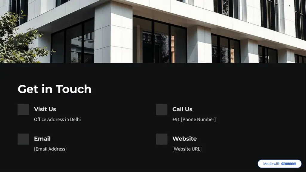 get in touch