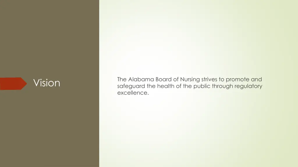 the alabama board of nursing strives to promote