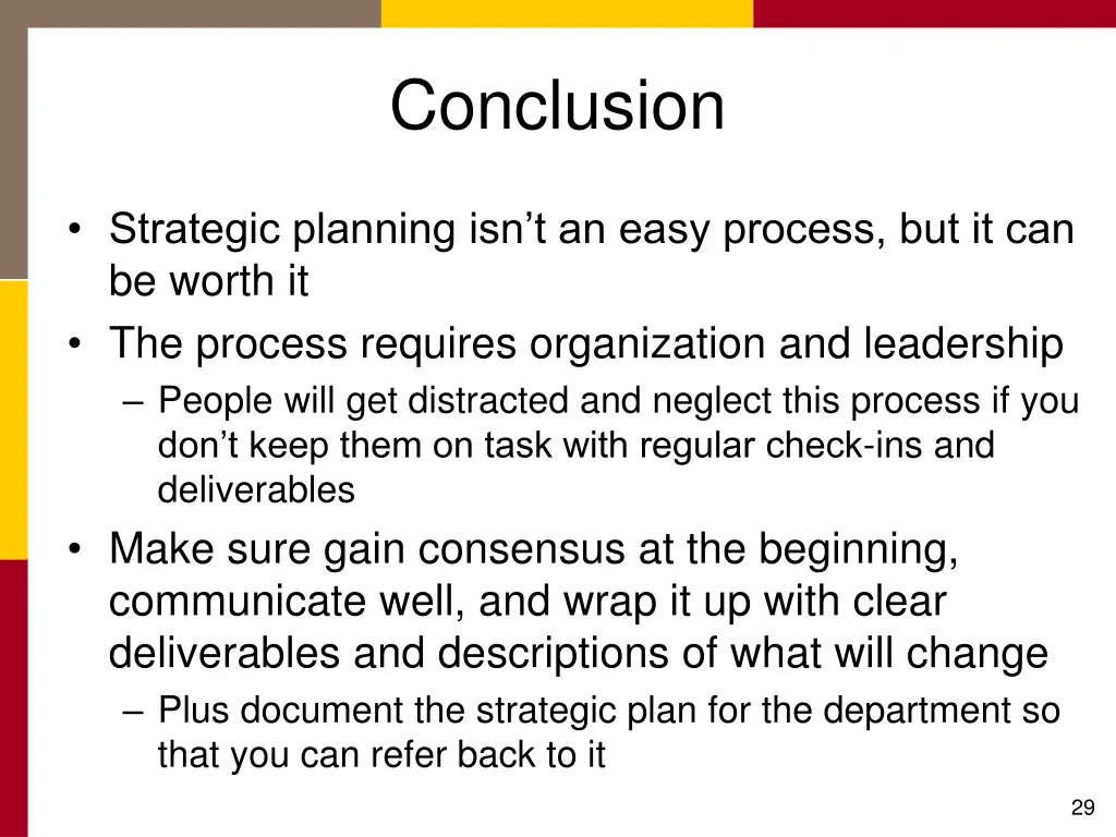conclusion