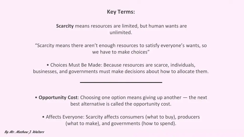 key terms