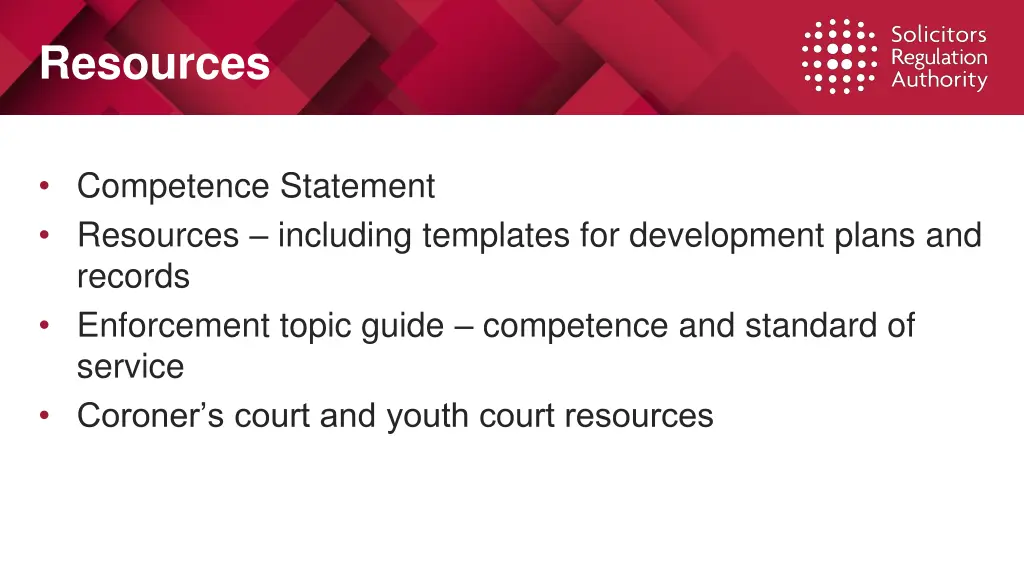 resources