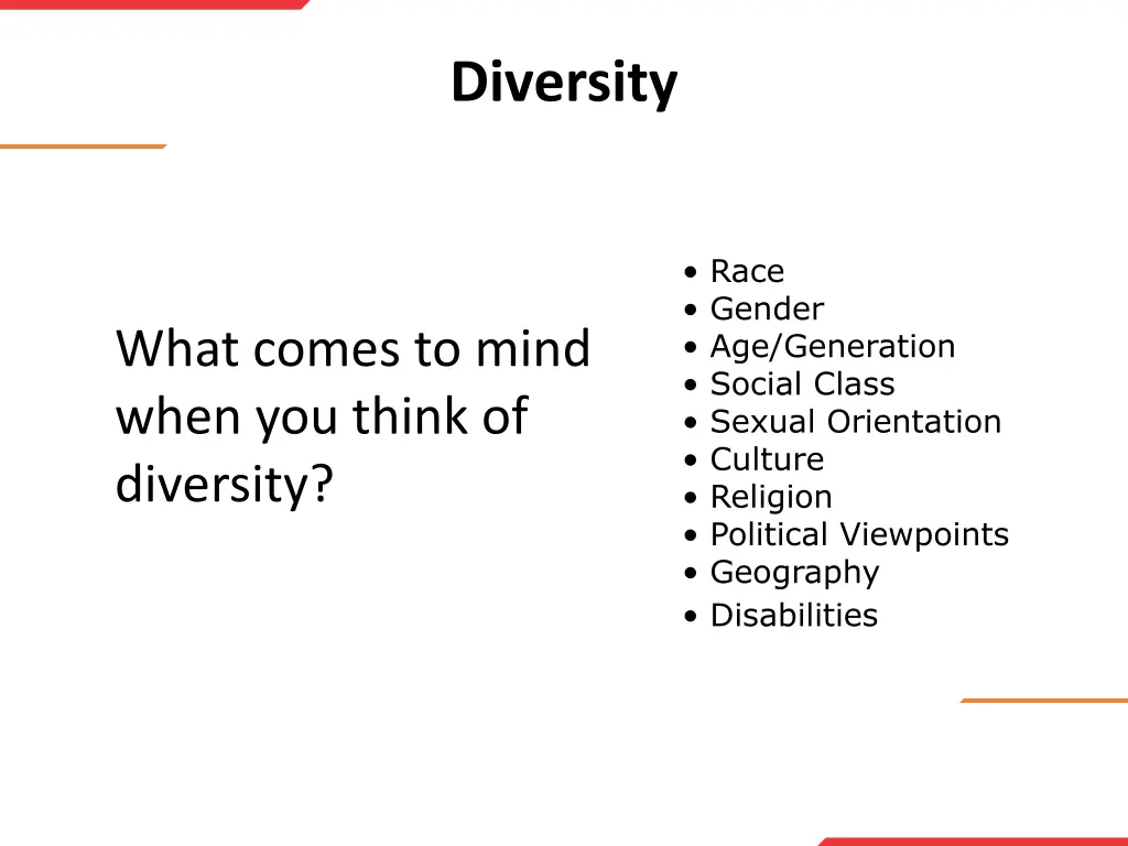 diversity 1