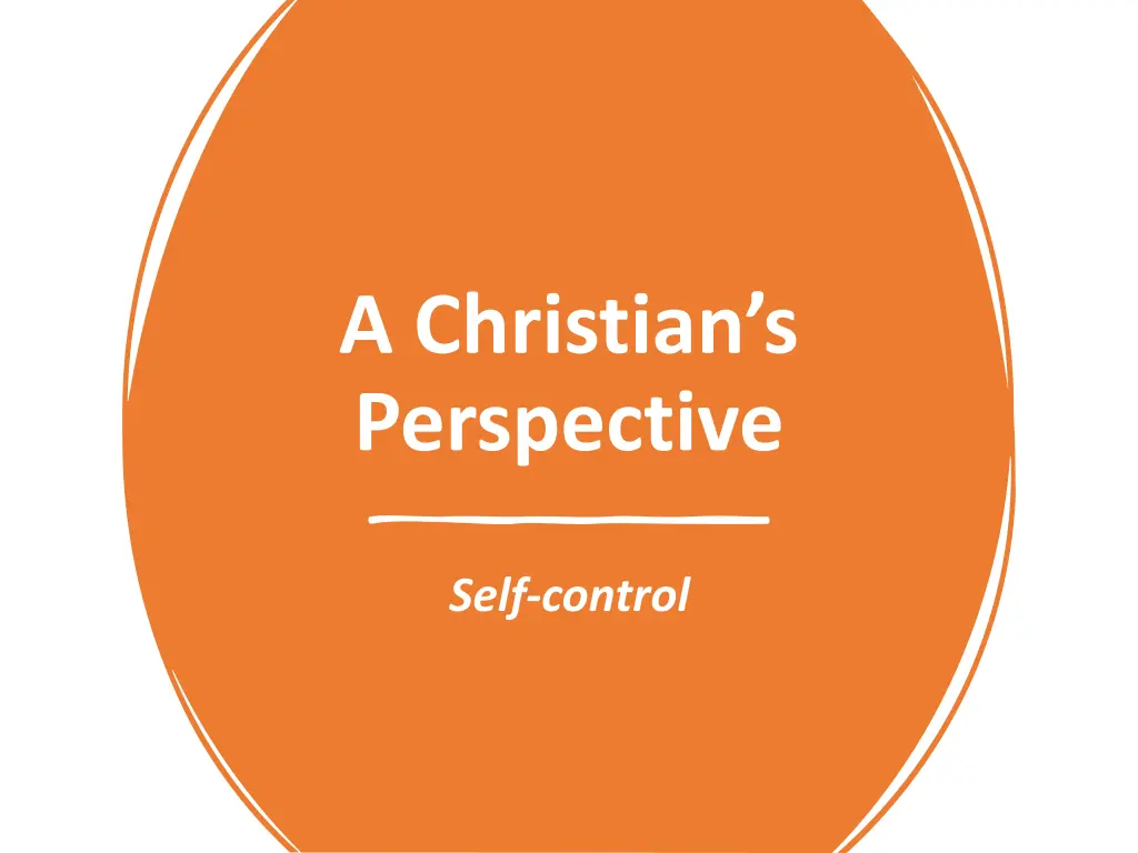 a christian s perspective
