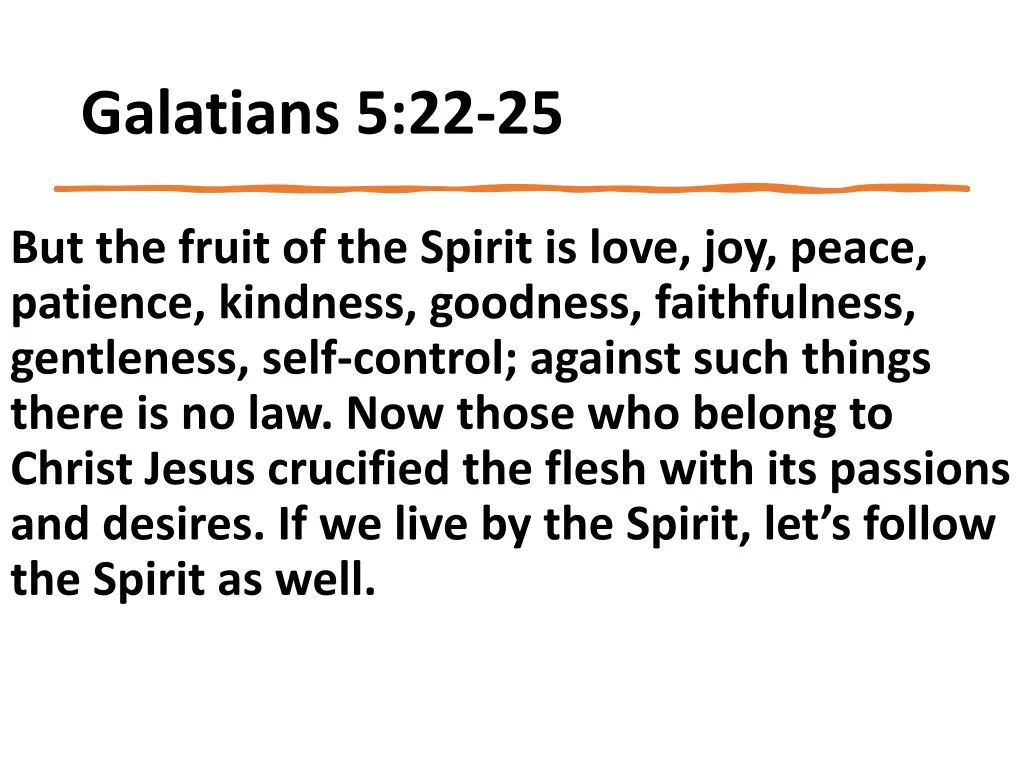 galatians 5 22 25