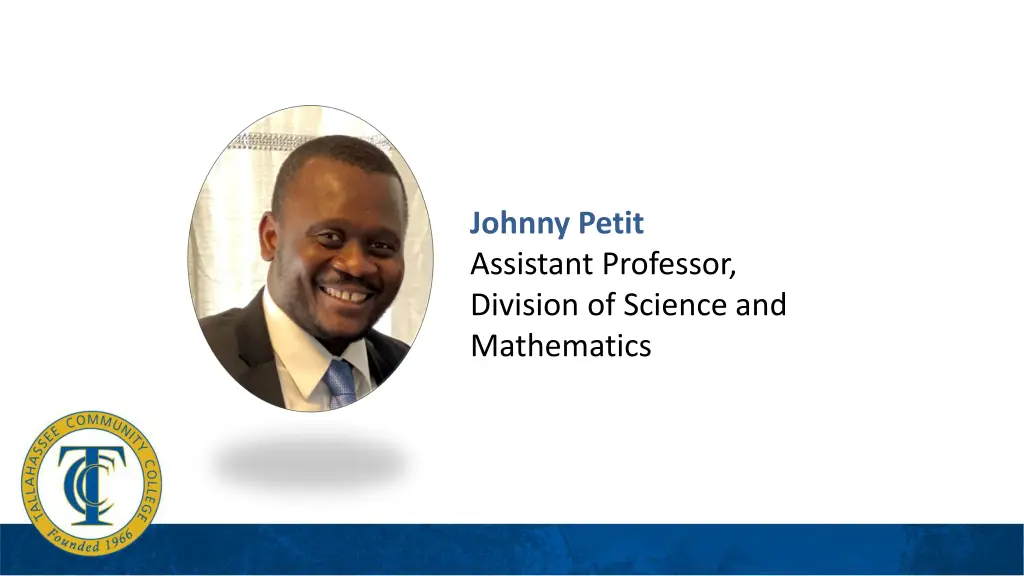 johnny petit assistant professor division