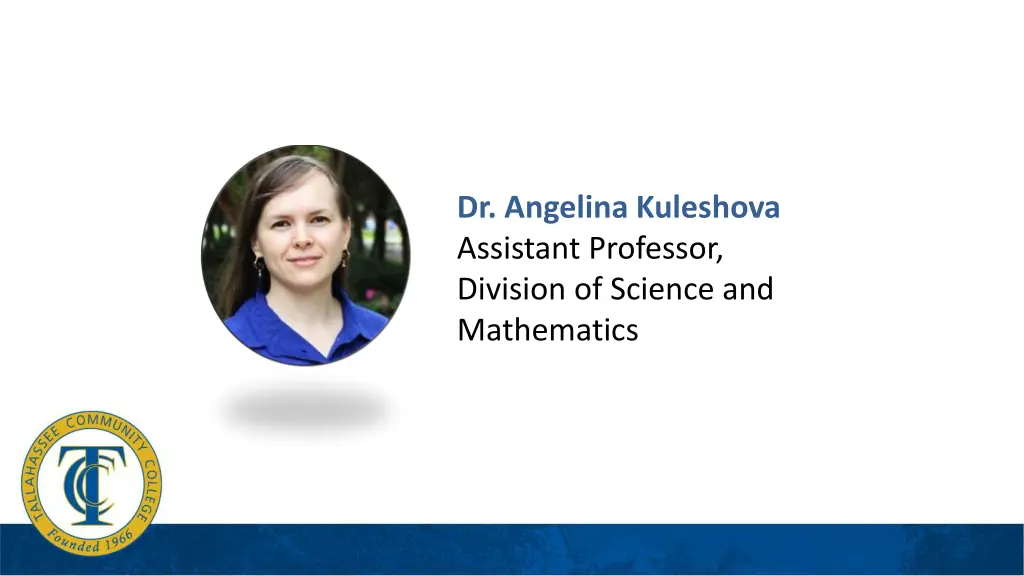 dr angelina kuleshova assistant professor