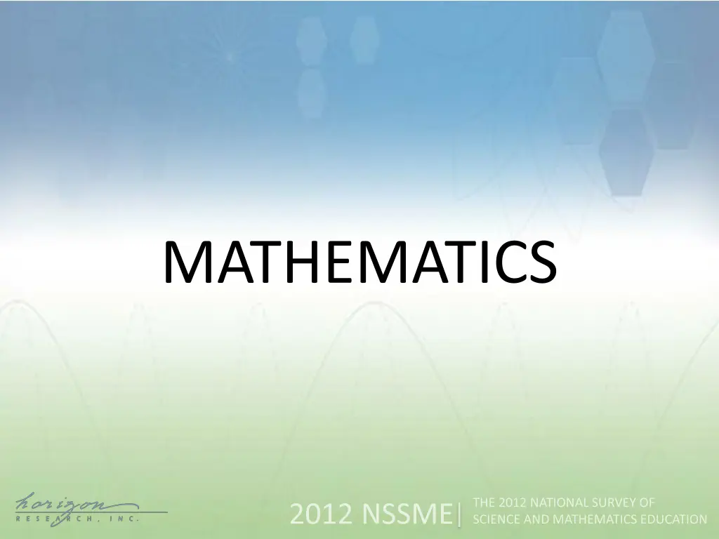 mathematics