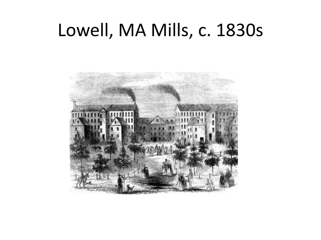 lowell ma mills c 1830s