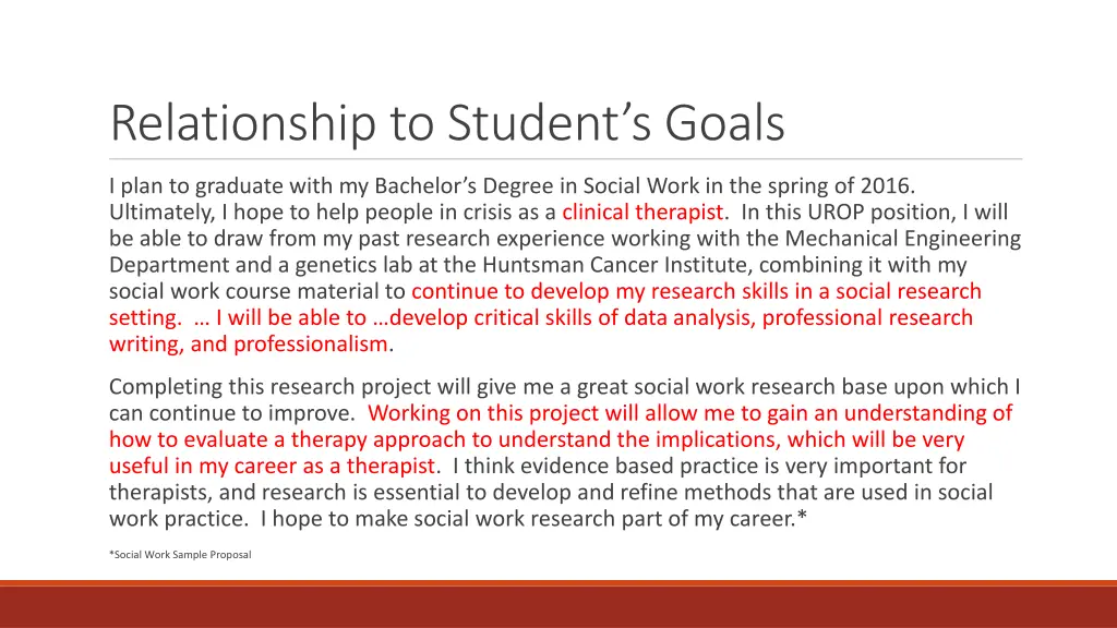 relationship to student s goals 3