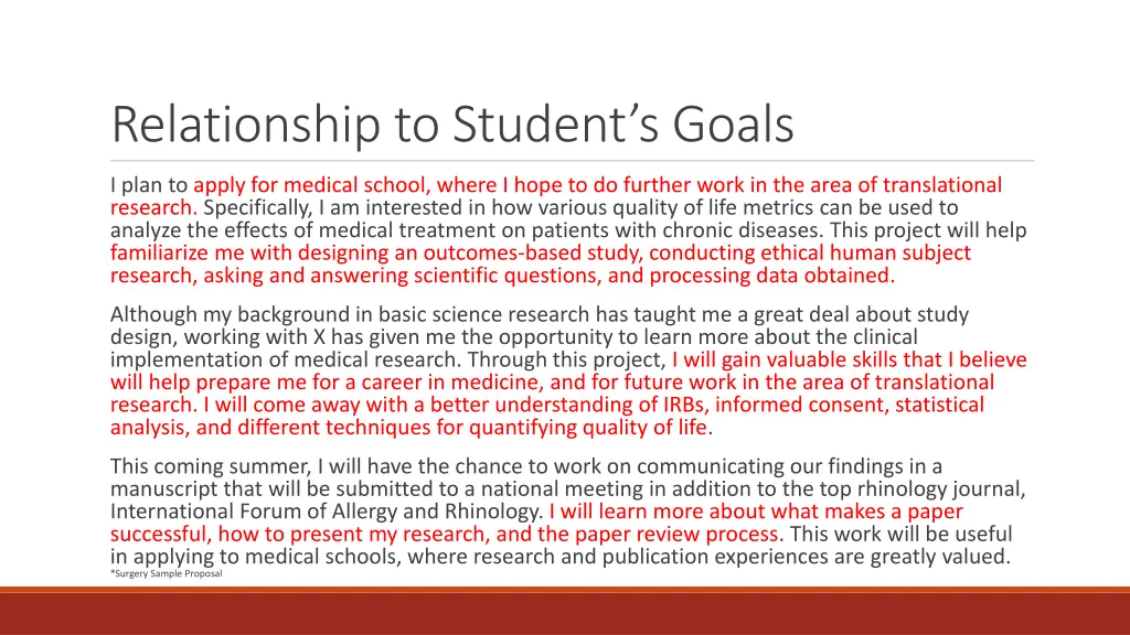 relationship to student s goals 5