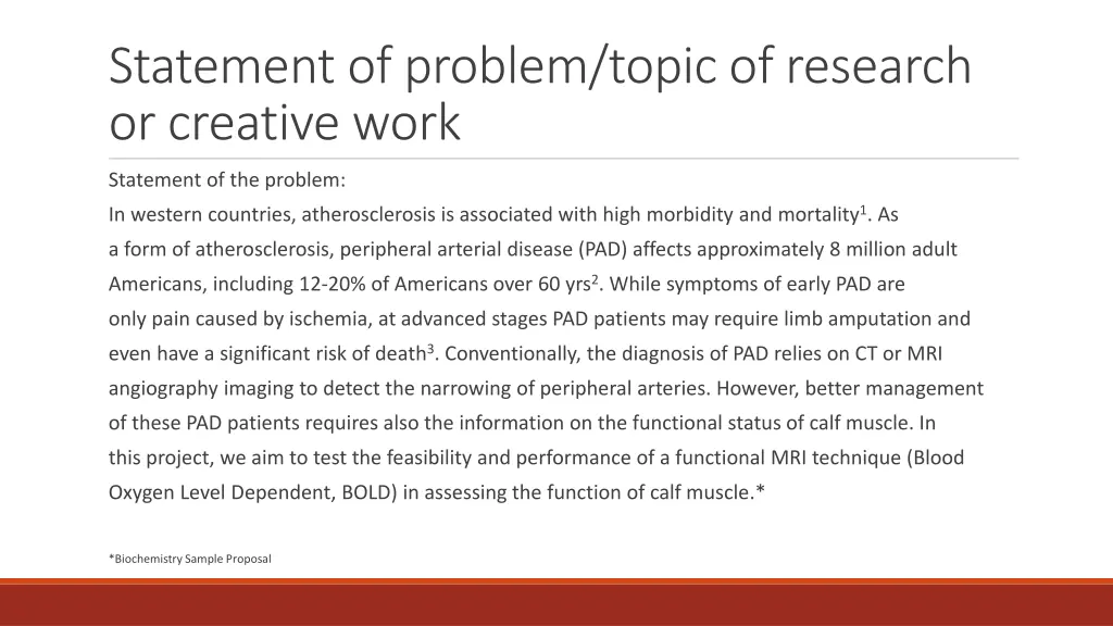 statement of problem topic of research 1