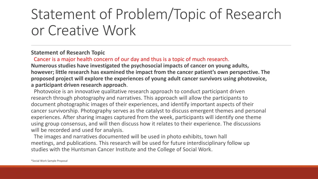 statement of problem topic of research 4