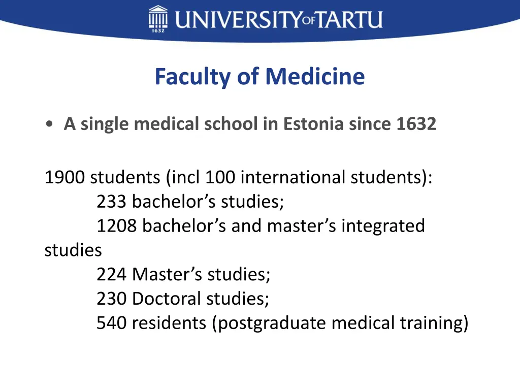 faculty of medicine