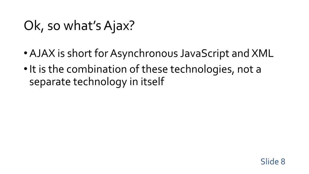 ok so what s ajax