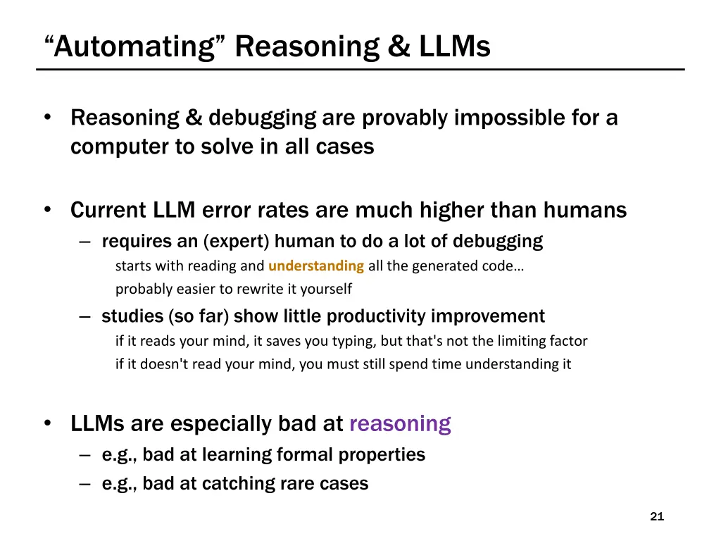 automating reasoning llms